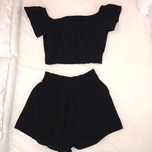 Forever 21 Shorts & Crop Set